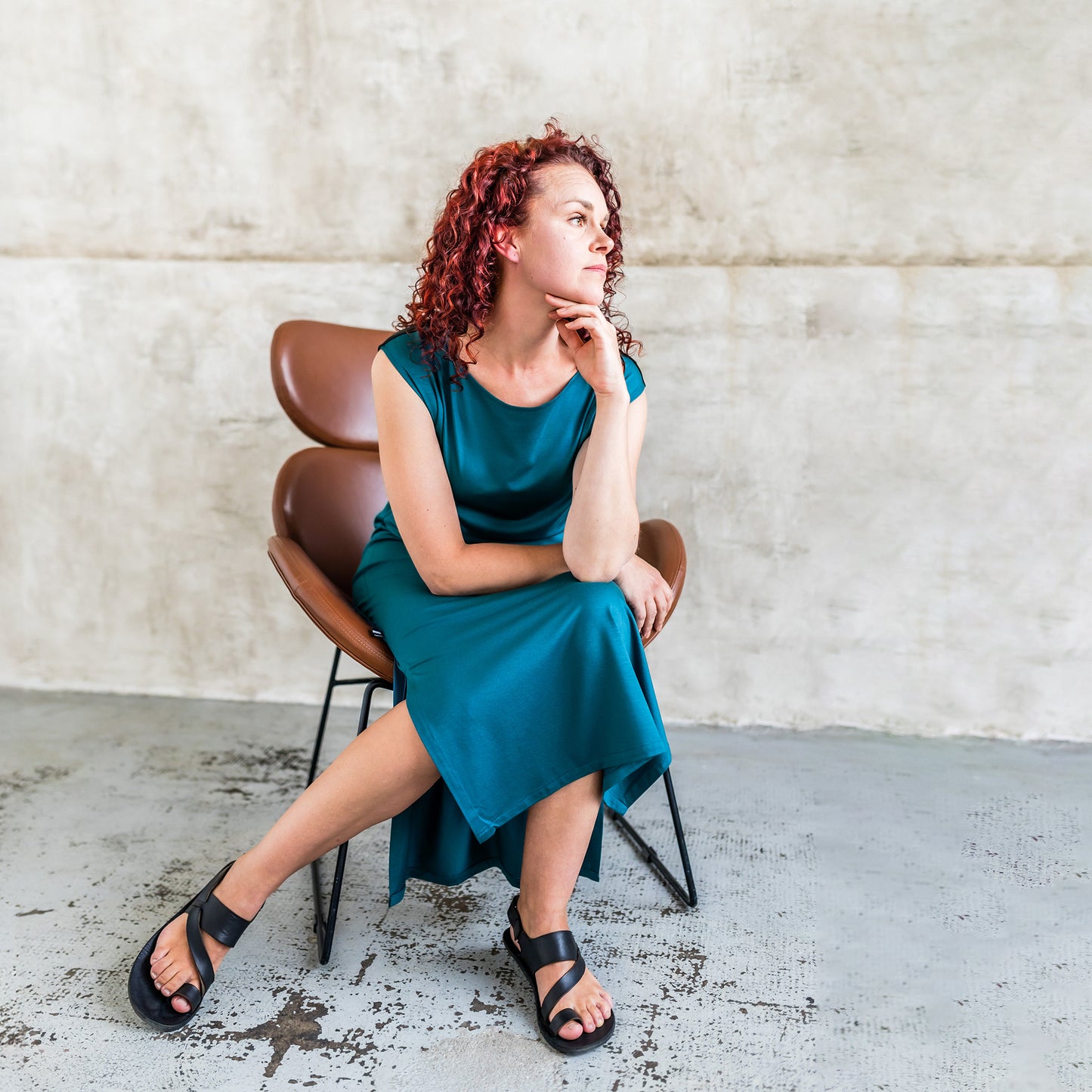 ANEMO šaty – shadow teal